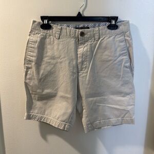 Cream shorts, size 29